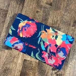 Floral wallet.